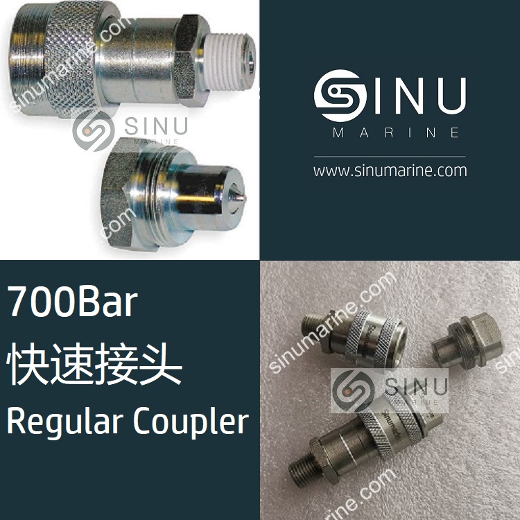 700Bar Regular Coupler for ship vessel
