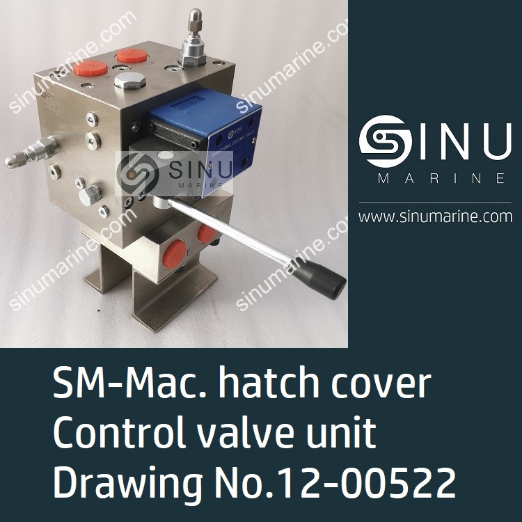 Control valve unit Drawing No.12-00522 Mac. hatch cover