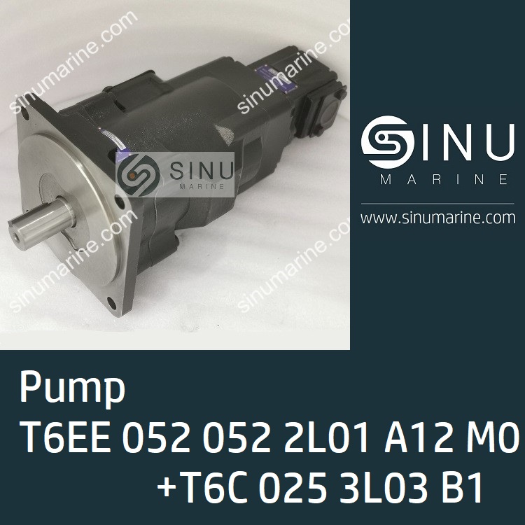 Hydraulic pump T6EE 052 052 2L01 A12 M0+T6C 025 3L03 B1,