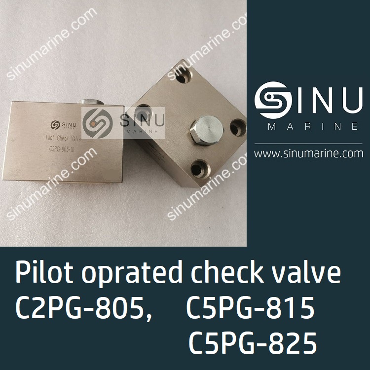 Pilot check valve C2PG-805-10-815-825