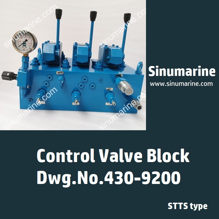 STTS Control Valve Block Drawing No.430-9200