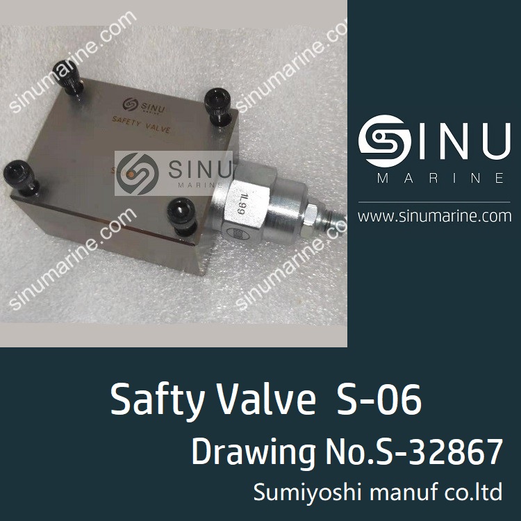 Safty valve S-06 hydraulic spare parts
