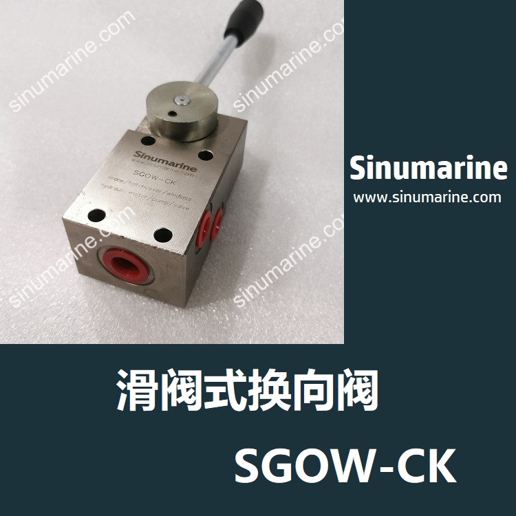 Spool type directional valve SGOW-CK