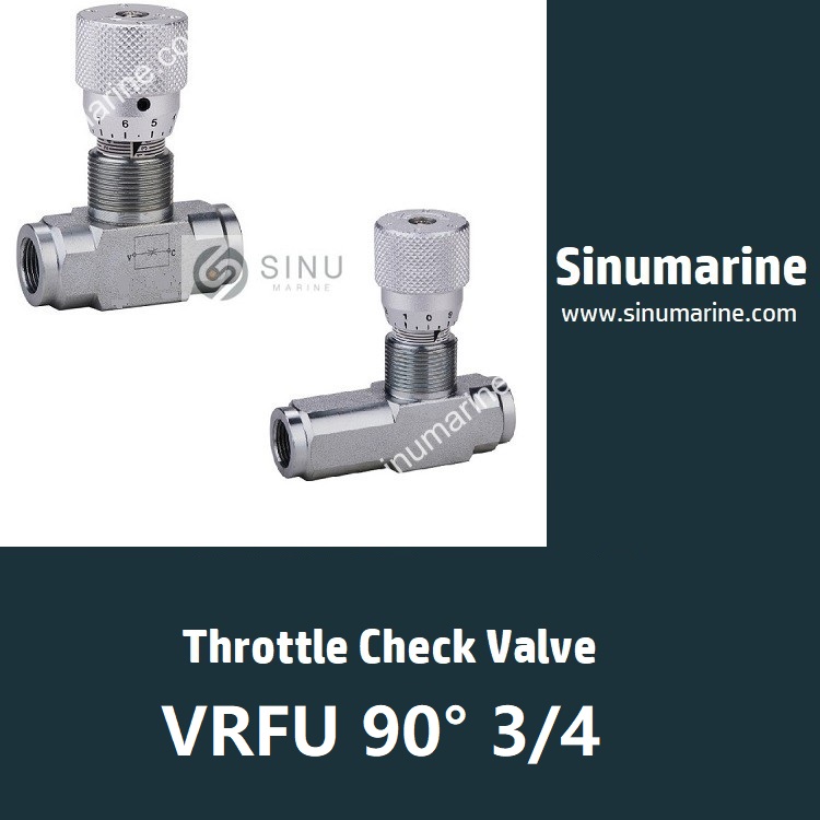 Throttle Valve VRFU 90 3-4 deck crane