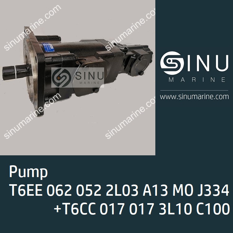 Vane Pump T6EE 062 052 2L03 A13 MO J334+T6CC 017 017 3L10 C100