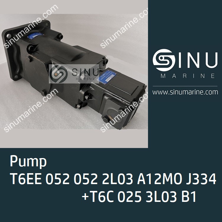Vane pump T6EE 052 052 2L03 A12MO J334+T6C 025 3L03 B1