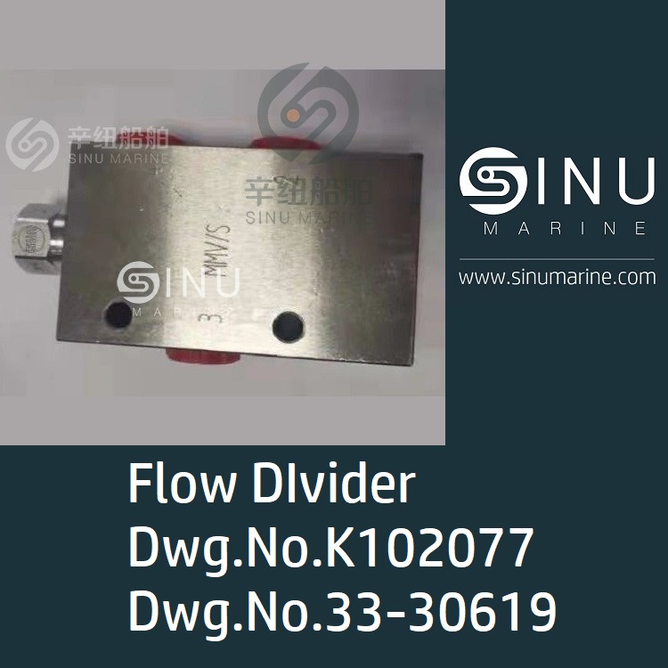 Dwg.No.K102077 Flow Divider combner assembly Dwg.33-30619 阀