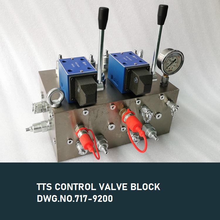 TTS CONTROL VALVE BLOCK DWG.NO.717-9200-
