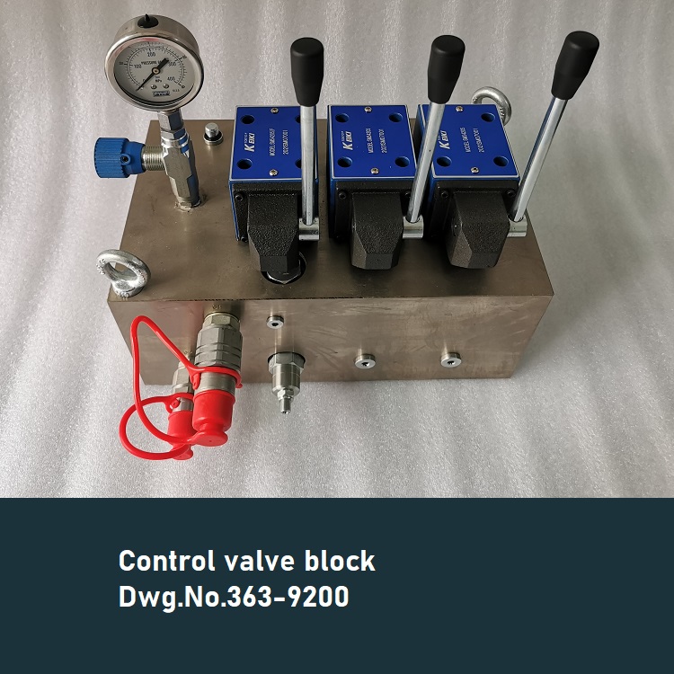 Control valve block Dwg.No.363-9200-TTS
