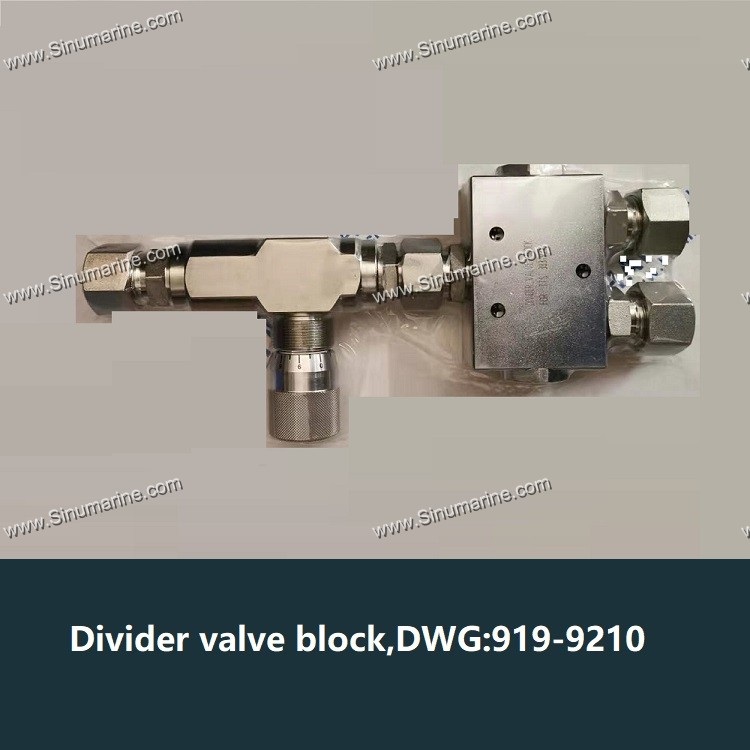 Divider valve block,DWG919-9210(1)