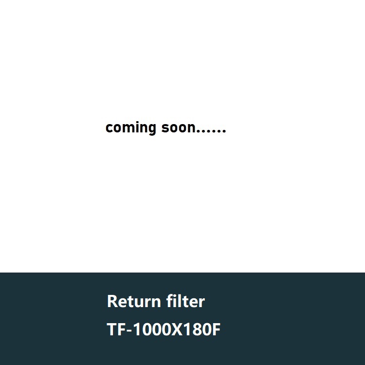 Return filter TF-1000X180F for WINDLASS & MOORING WINCHES