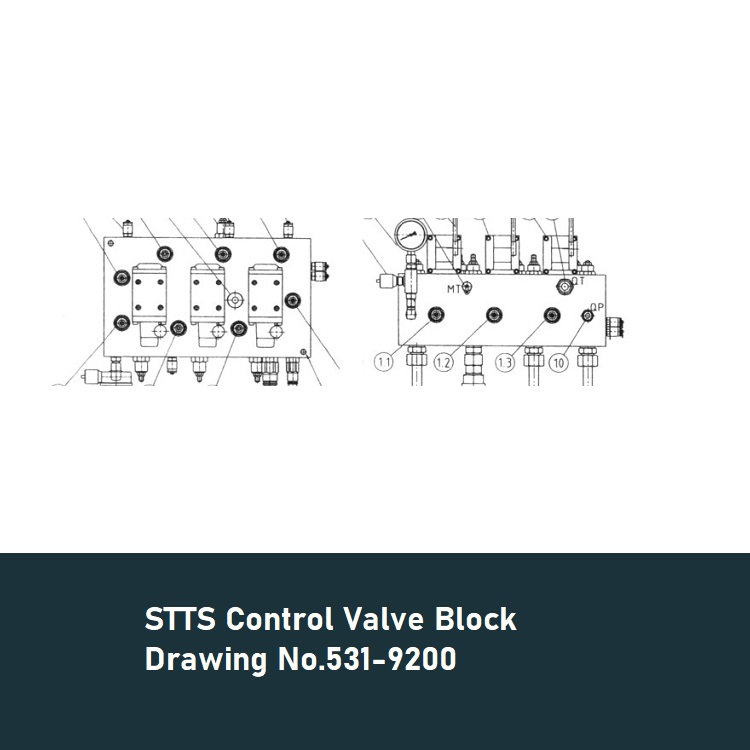 STTS Control Valve Block Drawing No.531-9200
