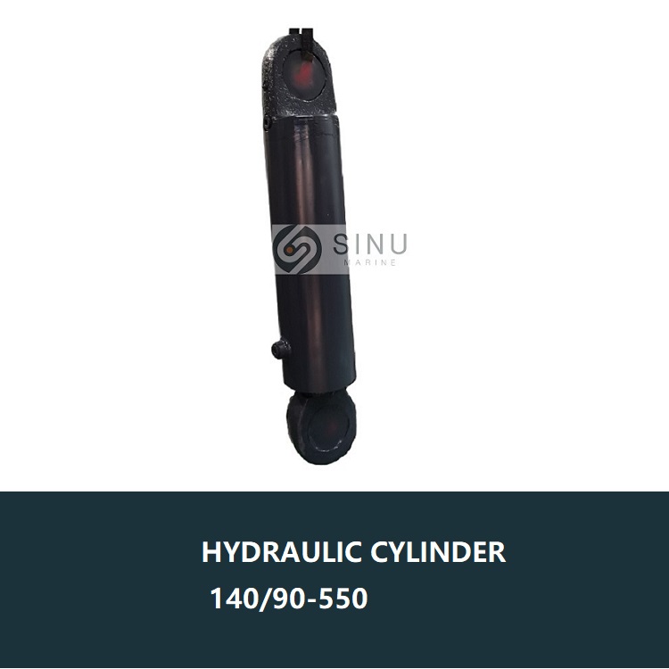 1-STTS HATCH COVER HYDRAULIC CYLINDER 140-90-550ST Part No.662-1063 CODE 383-9300(1)