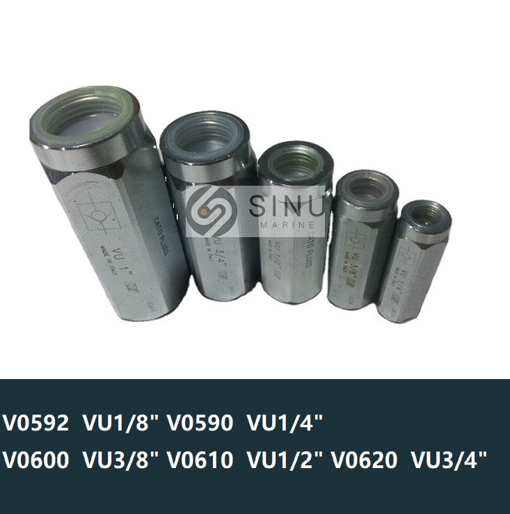 CHECK VALVE V0592    V0590    V0600   V0610   V0620(1)-2