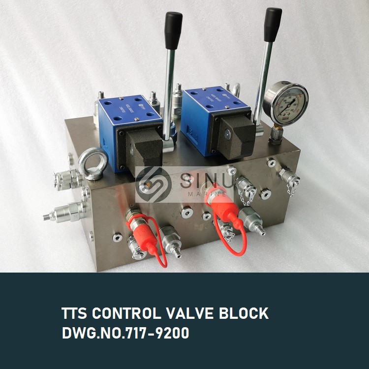 TTS CONTROL VALVE BLOCK DWG.NO.717-9200-(1)