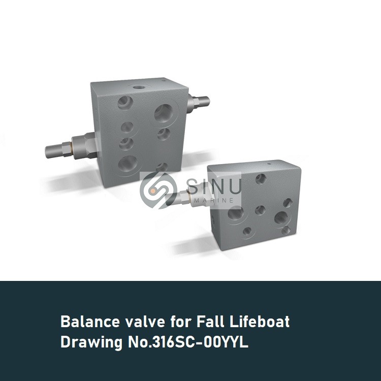 balance valve for Fall Lifeboat Jiangyin Beihai Drawing No.316SC-00YYL DECK CRANE(1)