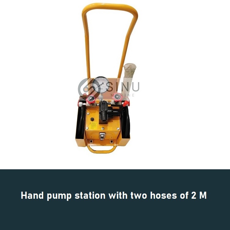 Hand pump station with two hoses of 2 M for hatch cover(1)