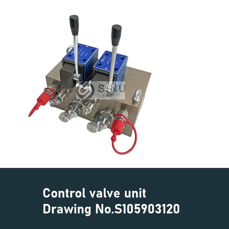 1-Control valve unit SEOHAE hatch cover hydraulic valve group for dry bulk ship Drawing No.S105903120(1)