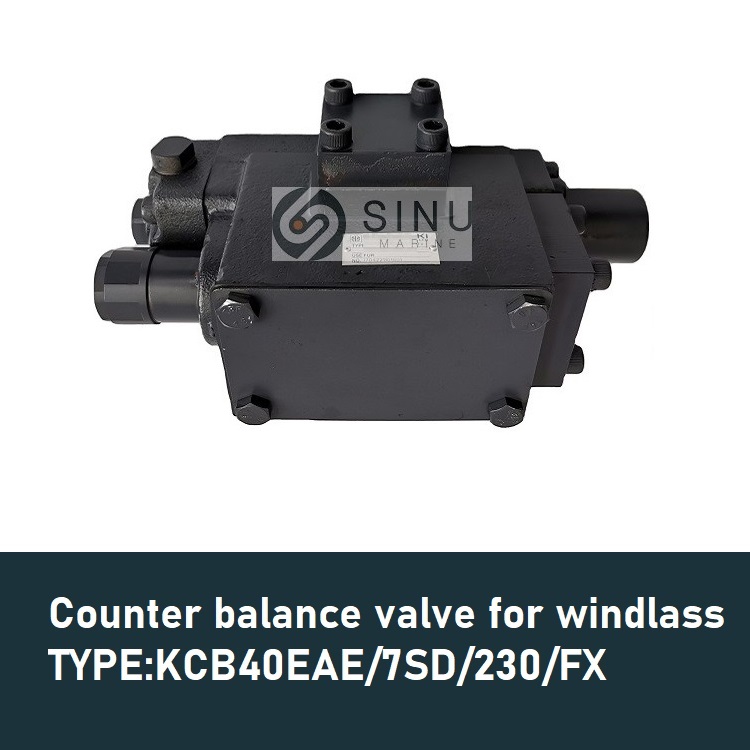 KCB40EAE-7SD-230FX counter balance valve for marine windlass