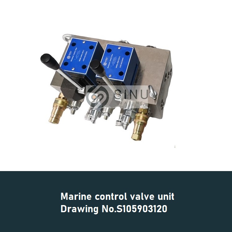 7-control valve Drawing No.S105903120 for vessel-marine-valve block