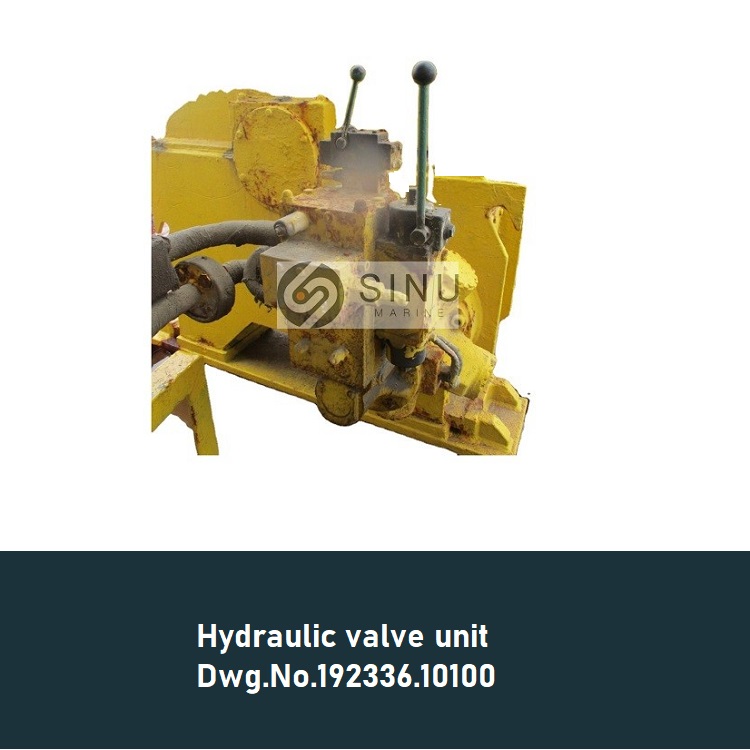 Hydraulic valve unit Dwg.No.192336.10100 Nippon pusnes mooring winch---