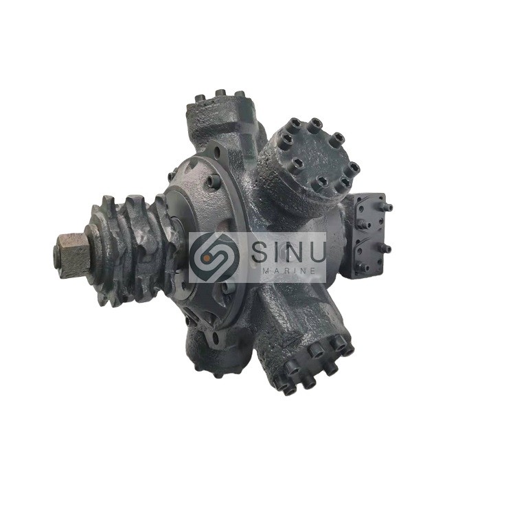 7-MRH-1500TWH-3 oil motor complete hydrostar with chain sprocket-windlass-mooring hydraulic motor