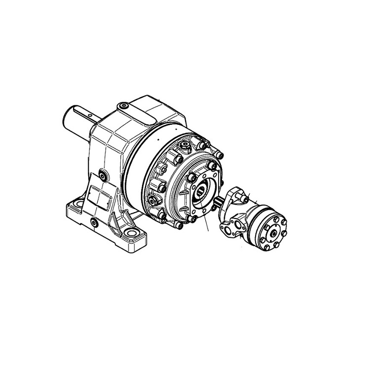 HYDRAULIC MOTOR WITH GEAR 1195825-macgregor     