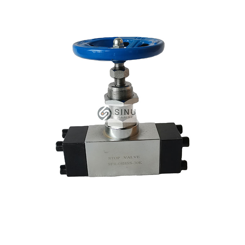 Stop valve SFR-08HSS-30K-sinumarine