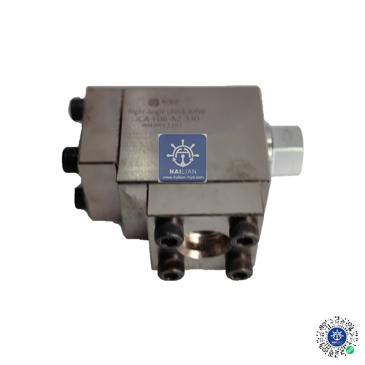 HL-RIght-angle check valve JCA-F06-A2-330液控单向阀直角止回阀