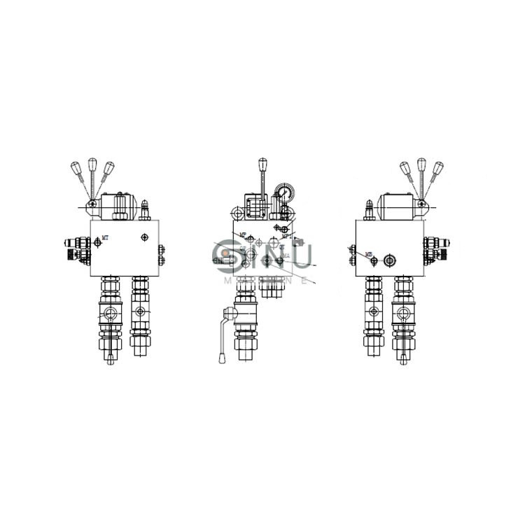 391-9200 Lay out for control valve block