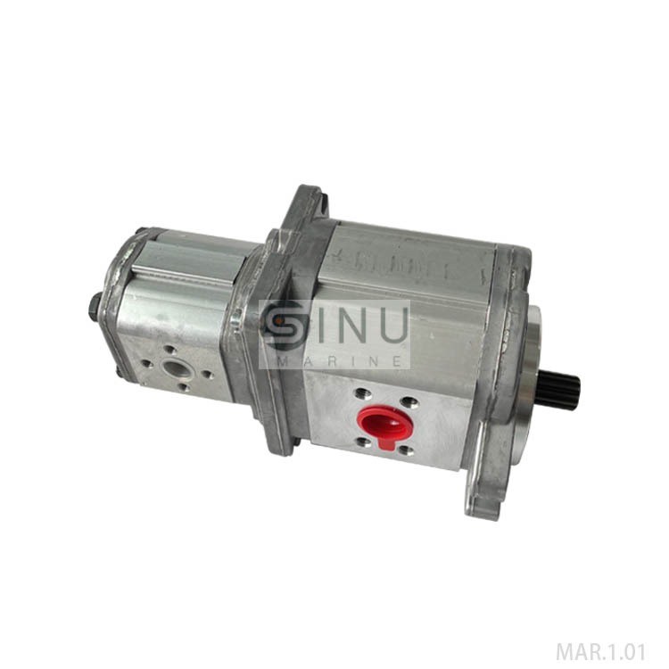SN-Hydraulic Double Gear Pump  SNP3-38S SC47+SNP2-11S