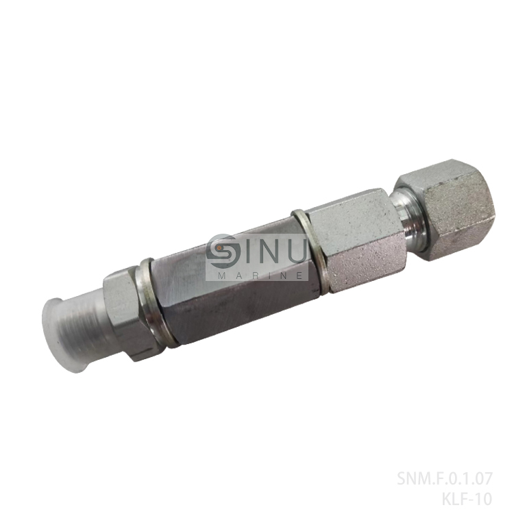 SN-PIPE CONNECTOR WITH FILTER KLF-10 DWG M04-82361 Marine hydraulic element supply