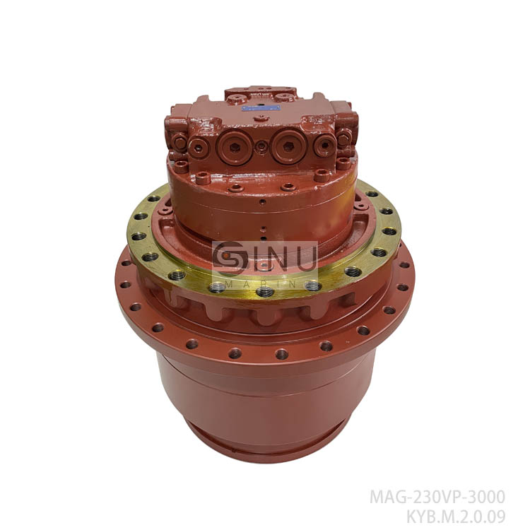 SN-Hydraulic motor with reduction gear and counter balance valve MAG-230VP-3000