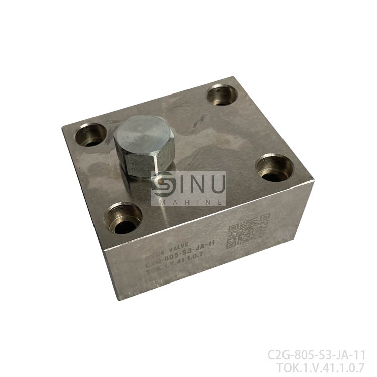 SN-Aangle type check valve C2G-805-S3-JA-11 for hatch cover control valve