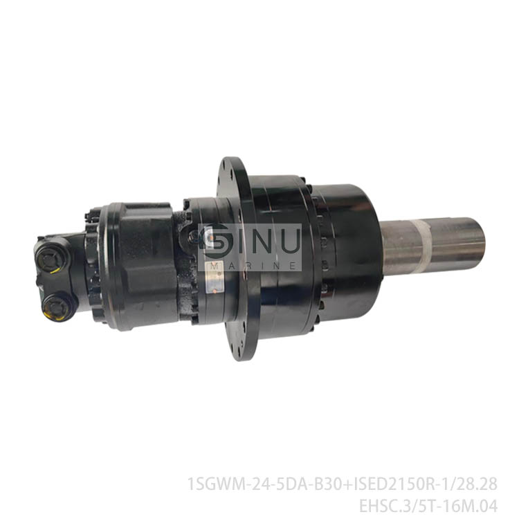 SN-Slewing motor 1SGWM-24-5DA-B30+ISED2150R-128.28 for hose handling crane
