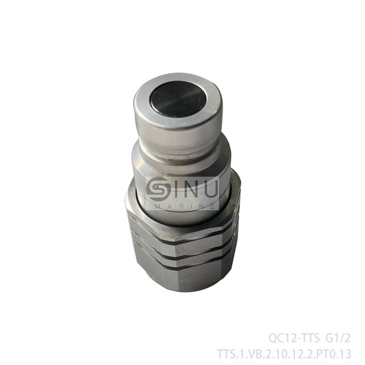 SN-Flat face quick coupling G12 for hatch cover control valve-TTS