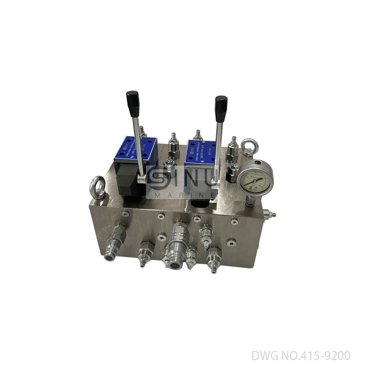 SN-Control valve block DWG NO.415-9200 for bulk ship