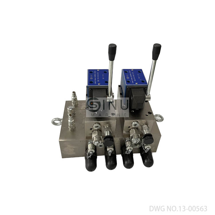 SN-Hatch cover control valve stand DWG NO.13-0056 -deck machinery hydraulic spare parts