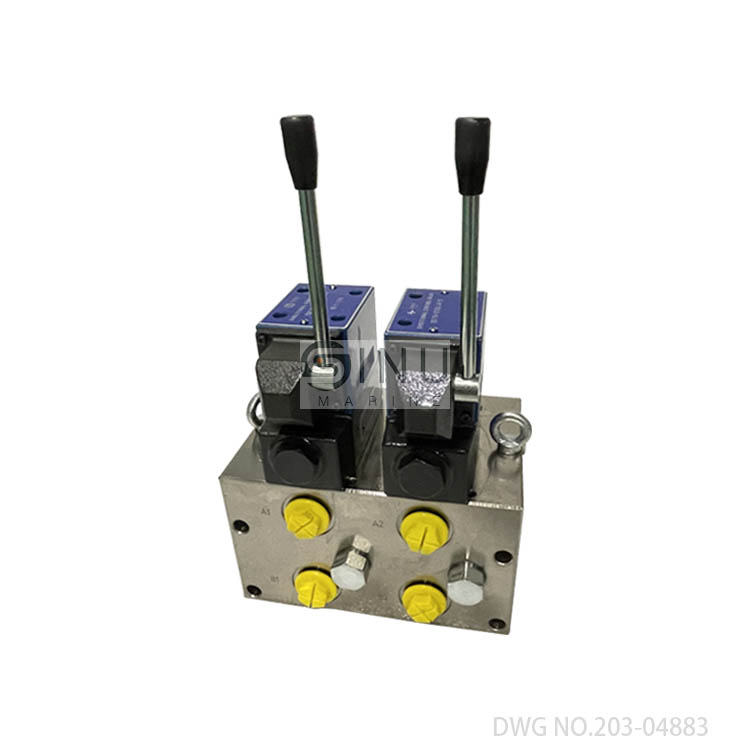 SN-MacGregor hatch cover Control valve unit DWG No.203-04883