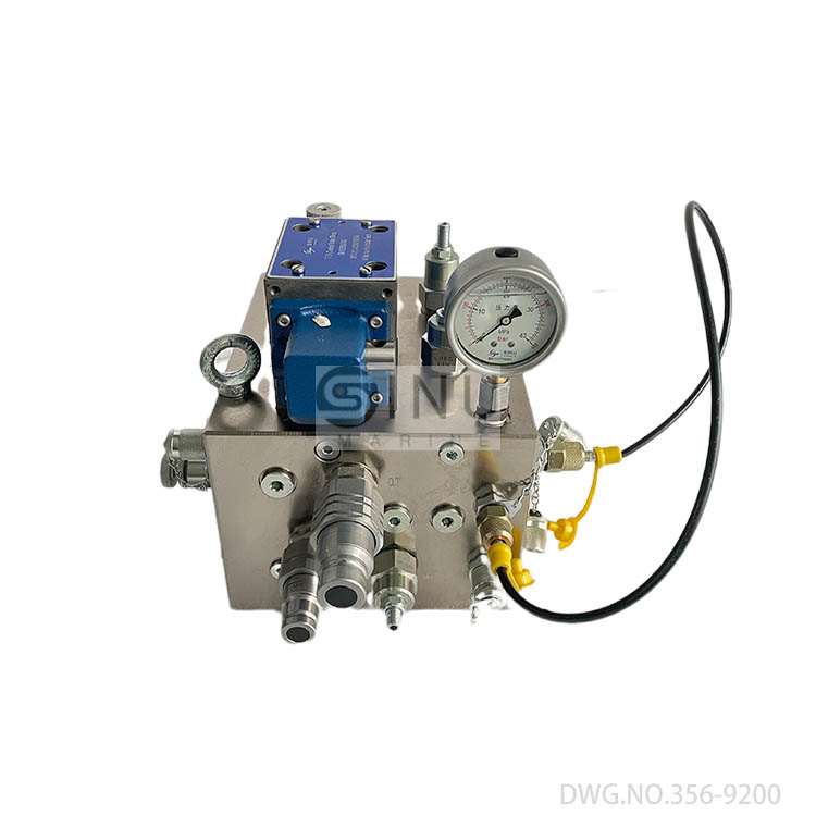 HL-TTS control block DWG.NO.356-9200 for hatch cover