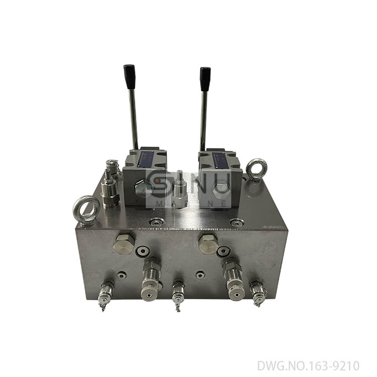 control valve block DWG.NO.163-9210