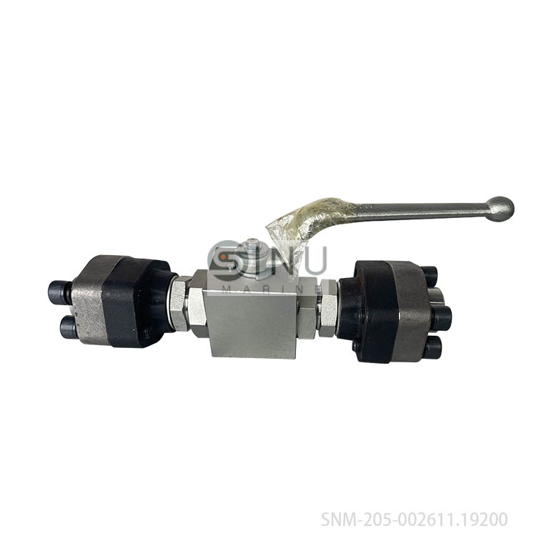 SN-SNM-KHB-G1 12 DN40 PN500 ball valve with SAE welding flange