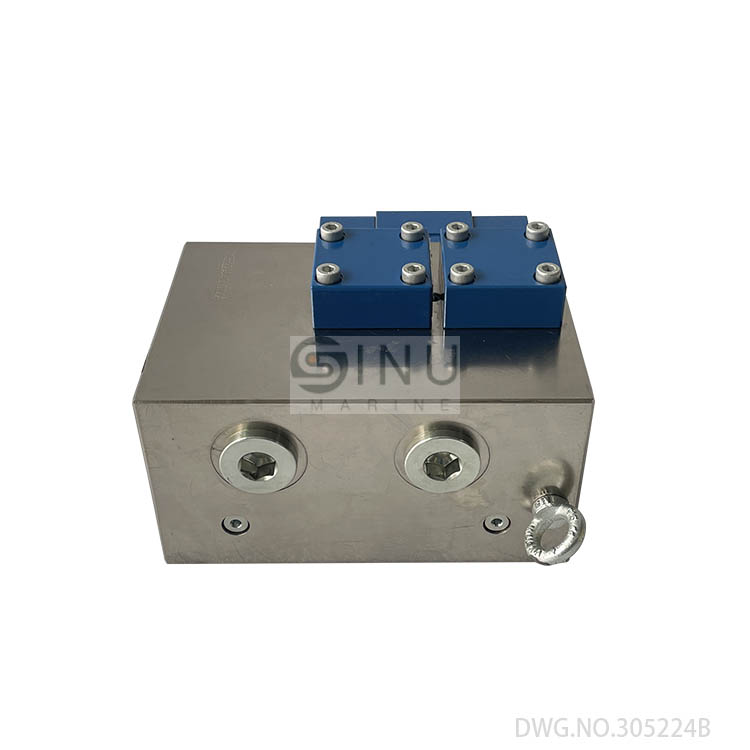 SN-Marine hdyraulic valve block DWG.NO.306255B-Hydraudyne (2)