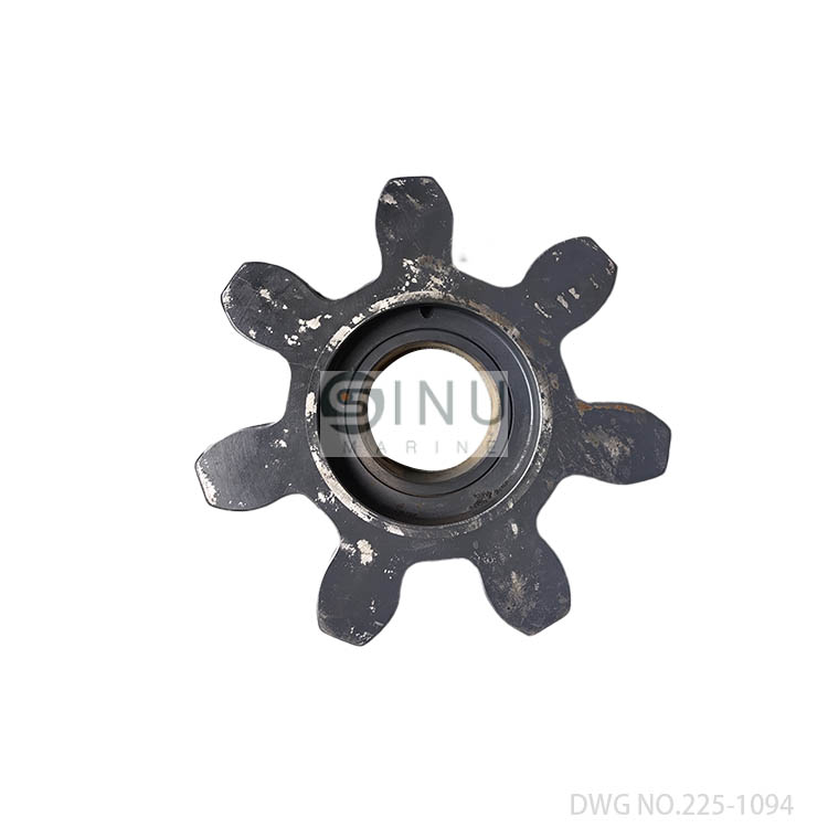 SN-225-1073 DWT BULK CARRER TTS HATCH COVER COG WHEEL ITEM NO.2 DWG NO.225-1094