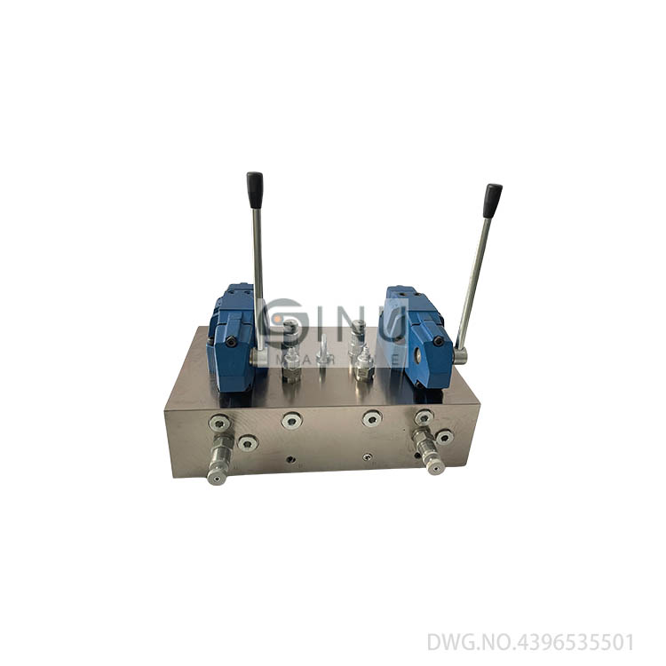 SN-MARINE HATCH COVER CONTROL VALVE STAND DWG.NO.4396535501