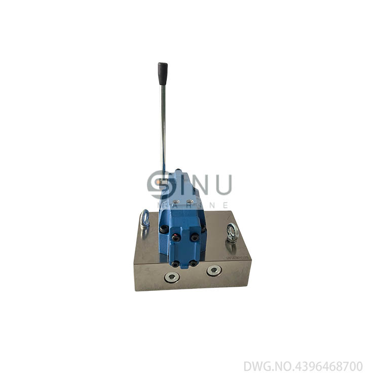 SN-MARINE HATCH COVER CONTROL VALVE STAND DWG.NO.4396468700