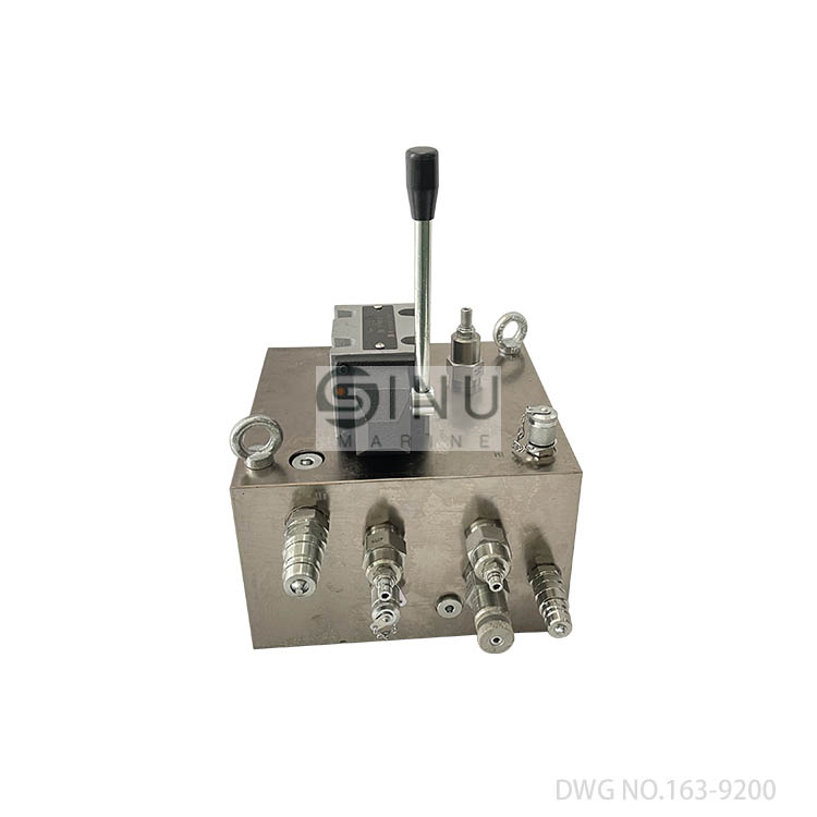 SN-CONTROL VALVE BLOCK FOR HATCH COVER DWG NO.163-9200