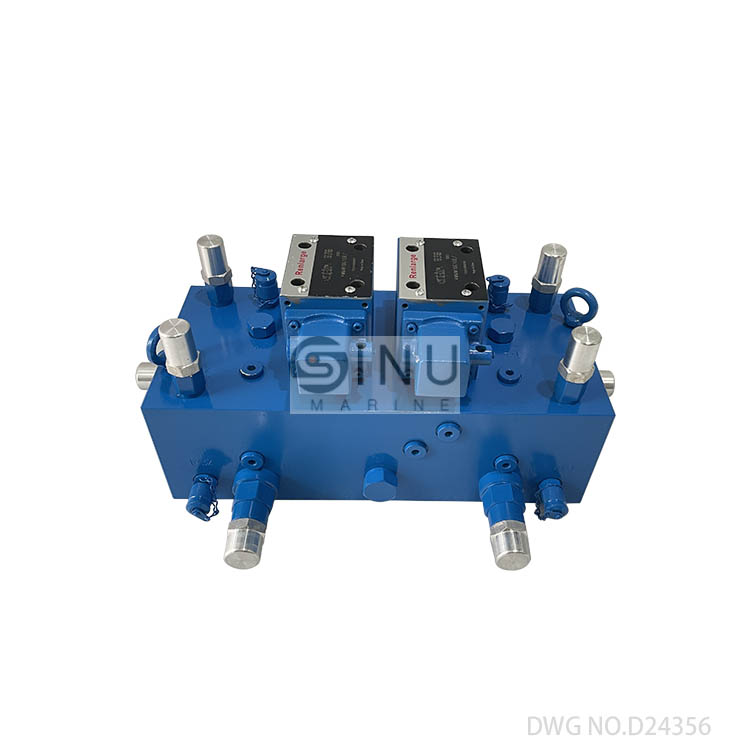 SN-TTS control valve block 68271-01-50001-03 for dry cargo handing DWG NO.D24356 