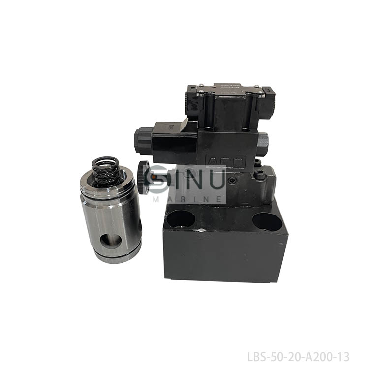 SN-SOLENOID CONTROLLED RELIEF VALVE FOR DECK CRANE LBS-50-2-A200
