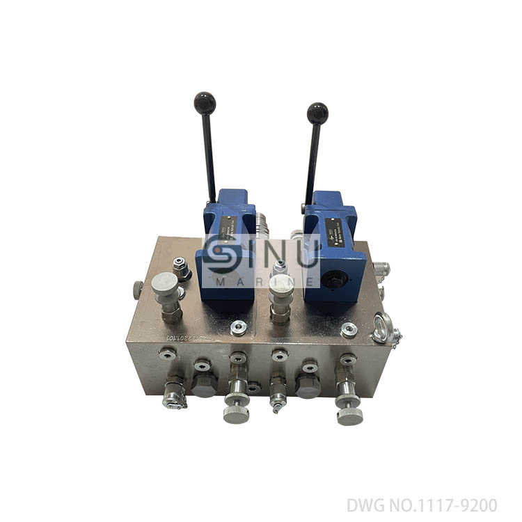 SN-CONTROL VALVE BLOCK DWG NO.1117-9200,1098-9200,1106-9200,790-9200 FOR HATCH COVER